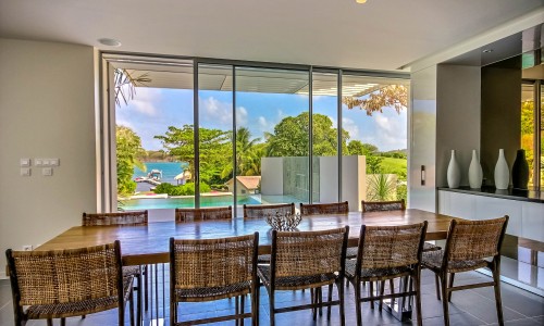 Le François - Villa 4 ou 6 chambres en bord de mer avec piscine